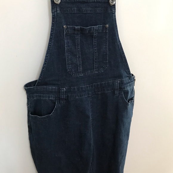 Forever 21 Dark Wash Overalls - Picture 4 of 11
